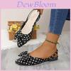 Butterfly Bow Open Toe Sandals With Pu Material For Summer Casual Wear