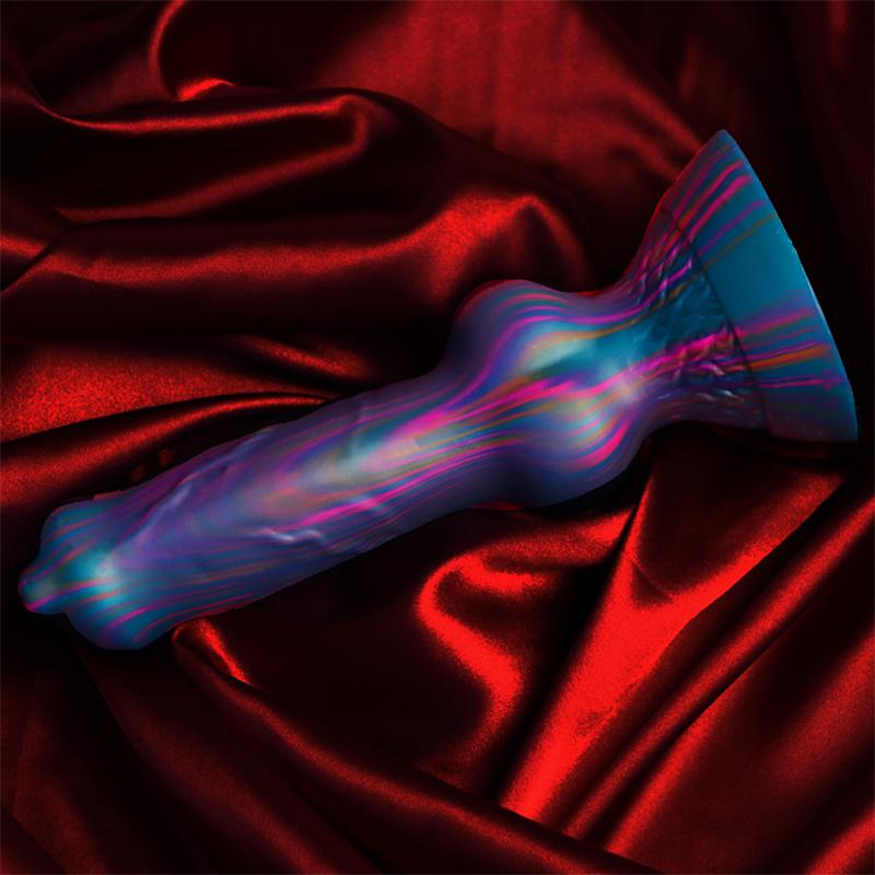 Dog Cock Animal Lifelike Mixed Color Simulation Penis Small Liquid Silicone Sensuality Fake Penis Adult Products