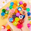 12pcs Twisted Egg Solid Elastic Ball Bounce Ball Solid Street Toy Ball Colorful Elastic Party Guest Gift Silicone Bounce Ball