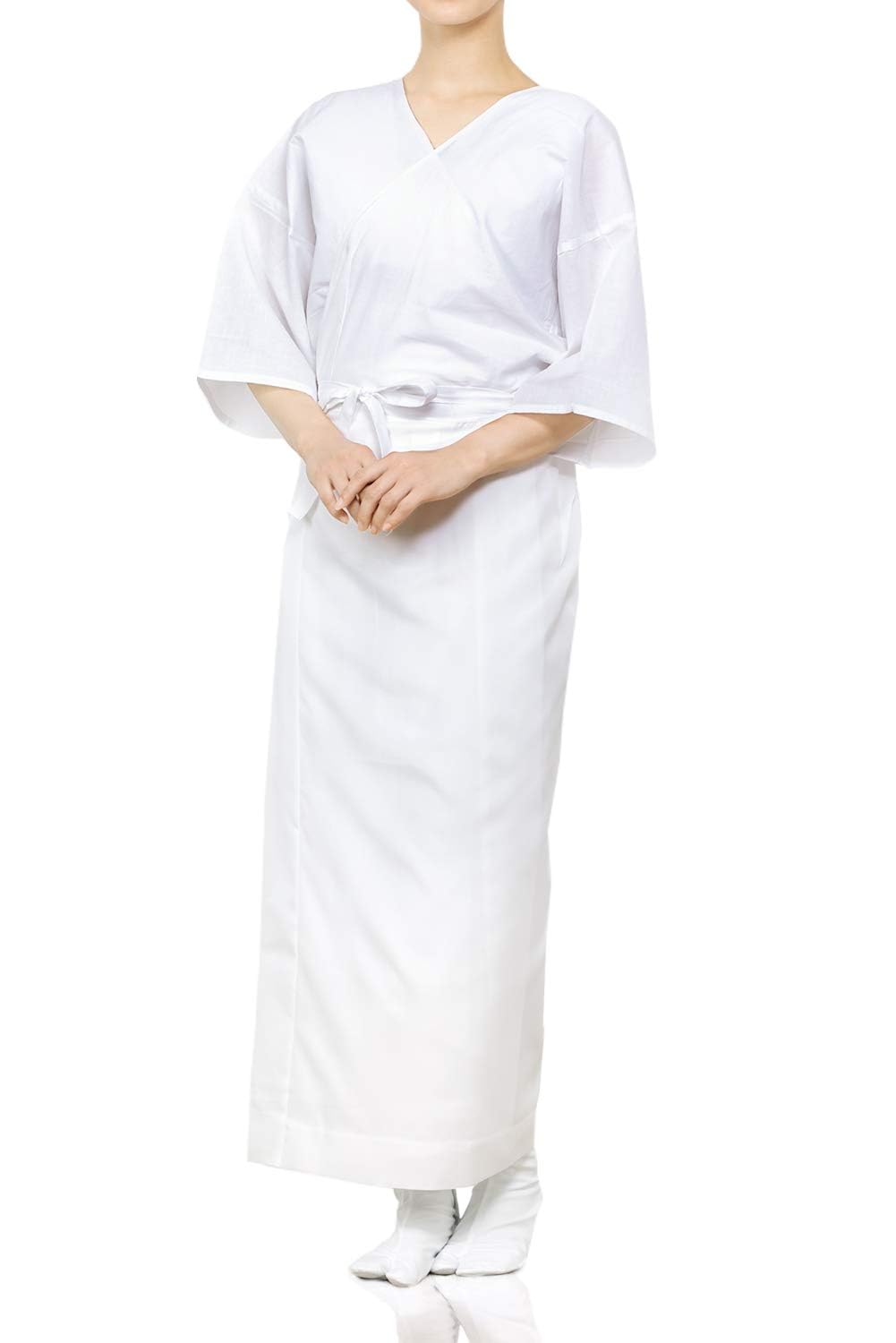 

Стирка нижнего белья кимоно набор таби для женщин M носки таби [KYOETSU] [Kyoetsu] набор, комбинация, 2 предмета (нижнее белье, носки) (нижнее белье + 23,5 см) белый