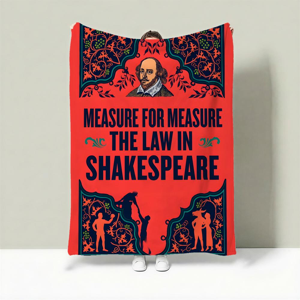 Drama M-Measure for Measure Throw Lightweight 240g Flannel Blanket Soft Skin-friendly for Summer Cooling 75cmx90cm