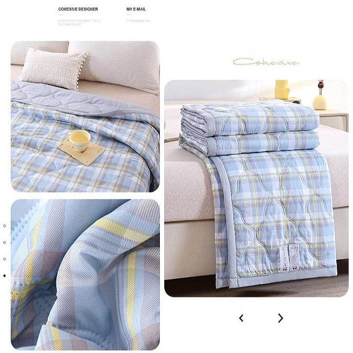 Skin-friendly Air-conditioning Quilt Single Double Summer Cool Quilt Spring and Autumn Thin Quilt