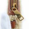 Pristine CELINE Clutch bag SMALL POUCH WITH STRAP shearling leather 10J503FJ4 Used