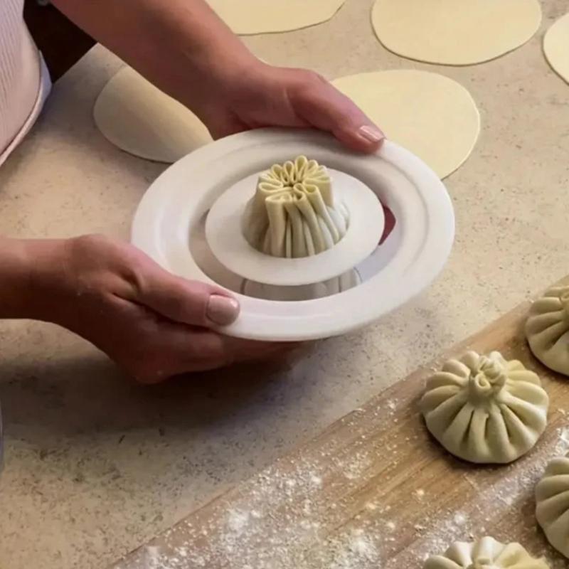 Snadno použitelný čínský výrobník bao buchet Nástroj na knedlíky Výrobník baozi Formy na knedlíky Lisovací formy na baozi pro kuchyňské nadšence