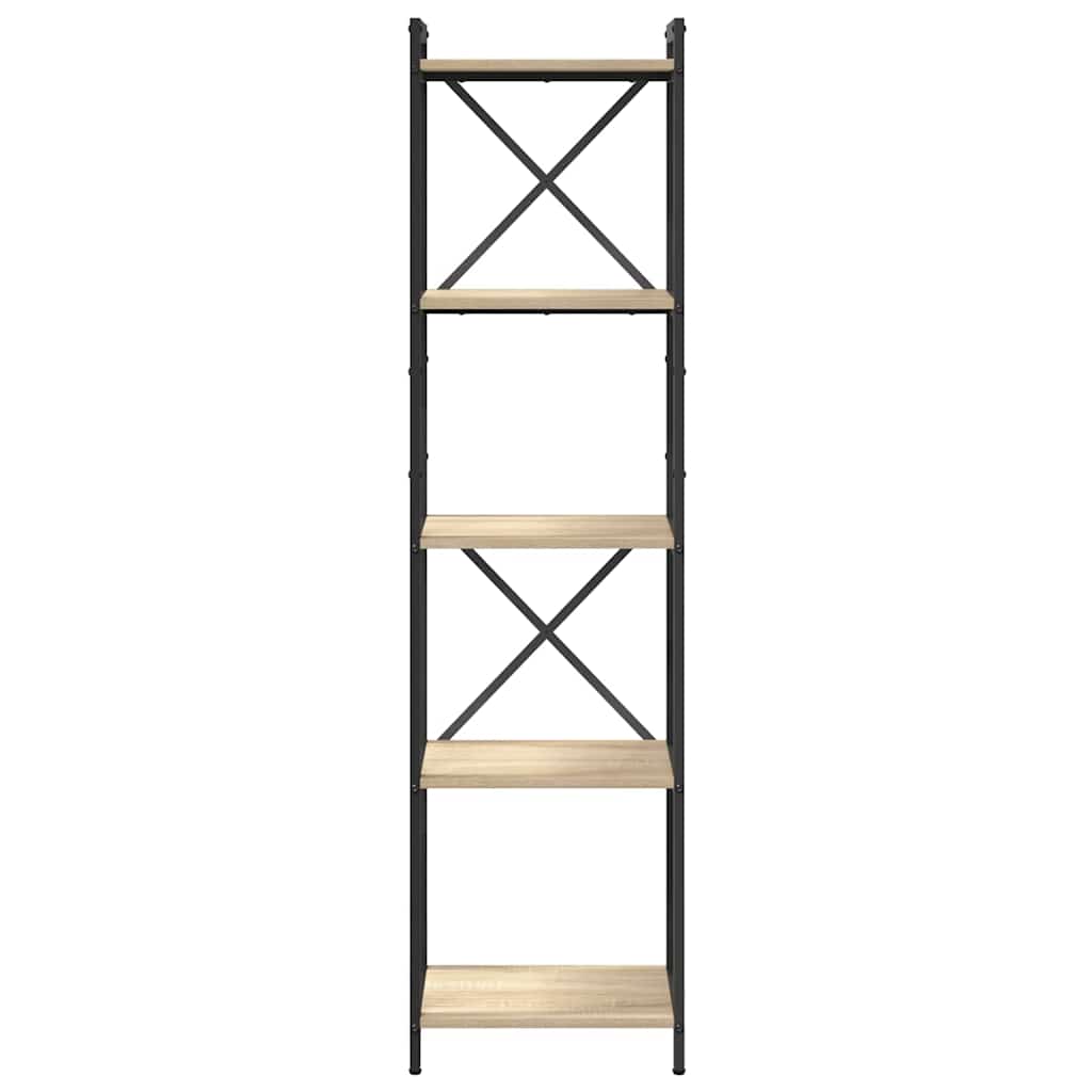 Bookshelf Sonoma Oak 40 x 30 x 155 cm Particleboard