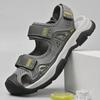 New Genuine Leather Men's Sandals Outdoor Summer Flats Non-slip Beach Shoes Walking Treking Casual Shoes Men Hiking Sandals Male