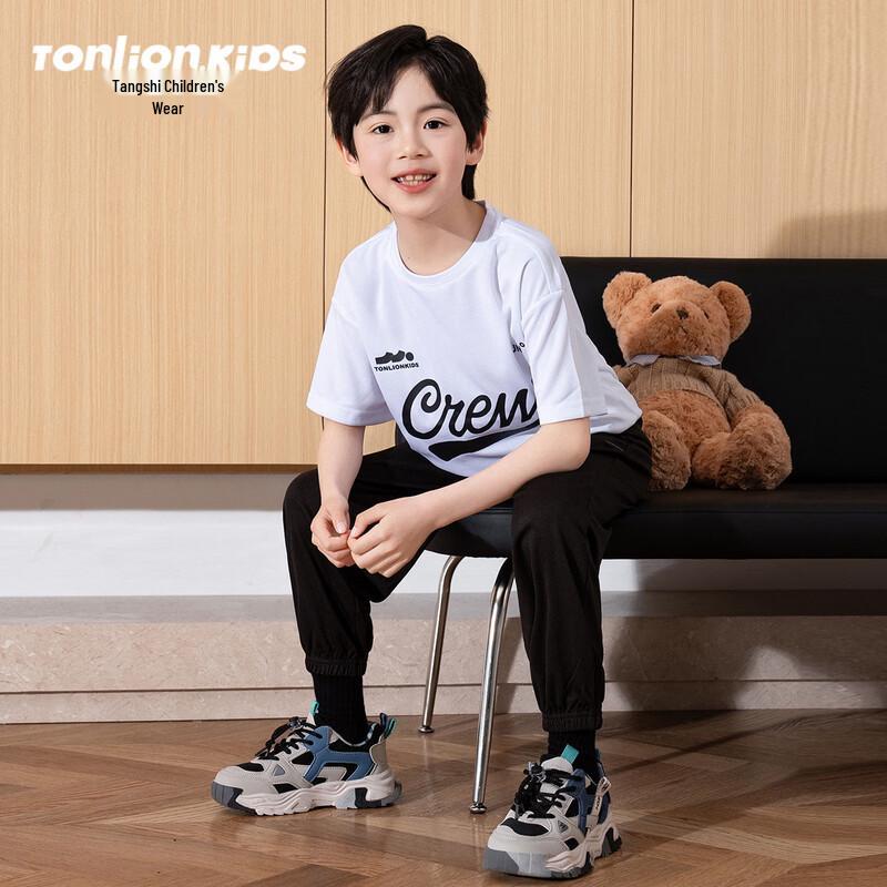 Tangshi Boys  Summer Casual T-Shirt  Pants Two-Piece Set 160