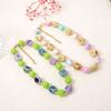 European and American personality niche ins style fashion versatile simple irregular geometric ceramic beaded women's necklace