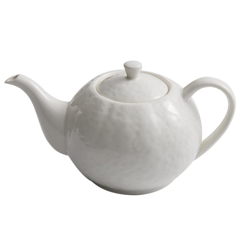 Weiße Porzellan Teekanne Restaurant Longjing Pu'er Teezubereiter Kreatives Keramik Kung Fu Teeset Heim Teezeremonie Zubehör