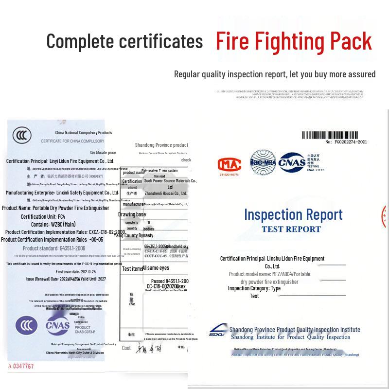 1kg/4kg Vehicle & Household Portable Dry Powder Fire Extinguisher