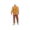 Nike Loose Casual Pattern Print Crew Neck Long Sleeve T-Shirt Men Tops Orange DV9664-719