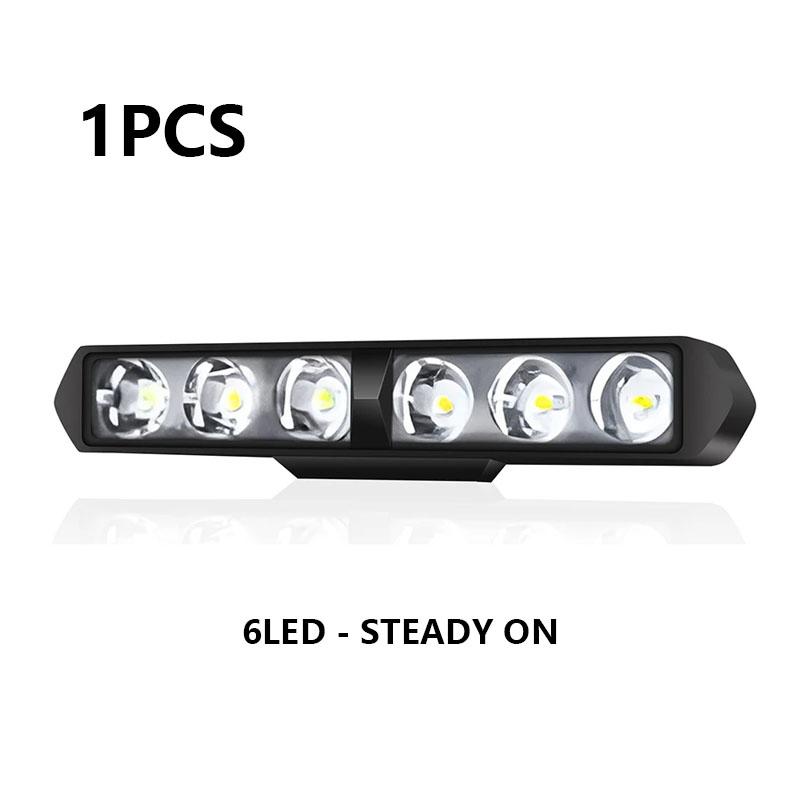 

6LED Headlight Motorcycle Flash SpotLights Auxiliary High Brightness Lamp Electric Vehicle Scooters Autocycle Modified Bulbs