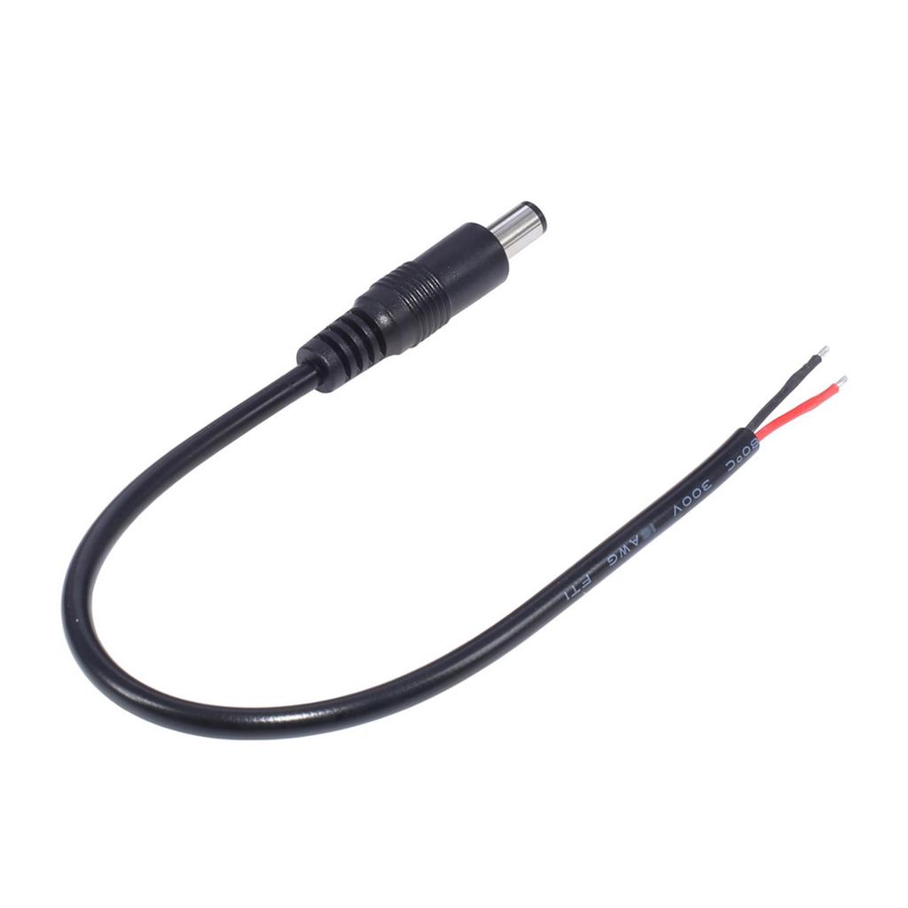 7.4mmx5.0mm Male Plug Power Adapter Pigtail Cable Cord 7.4mmx5.0mm to 2Pin Power Cable for Laptops Projectors