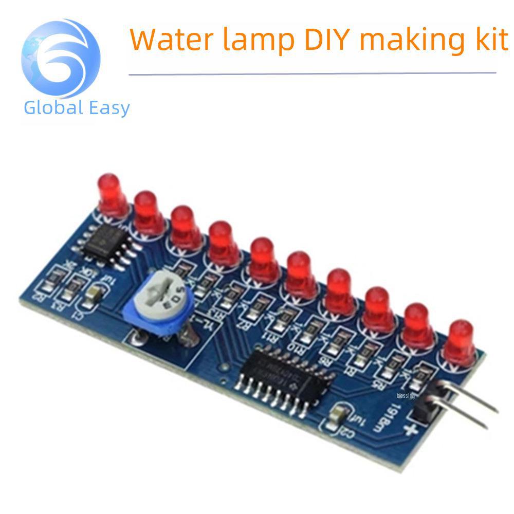 Stromend Water Licht DIY Elektronische Kit: NE555 & CD4017 Componenten
