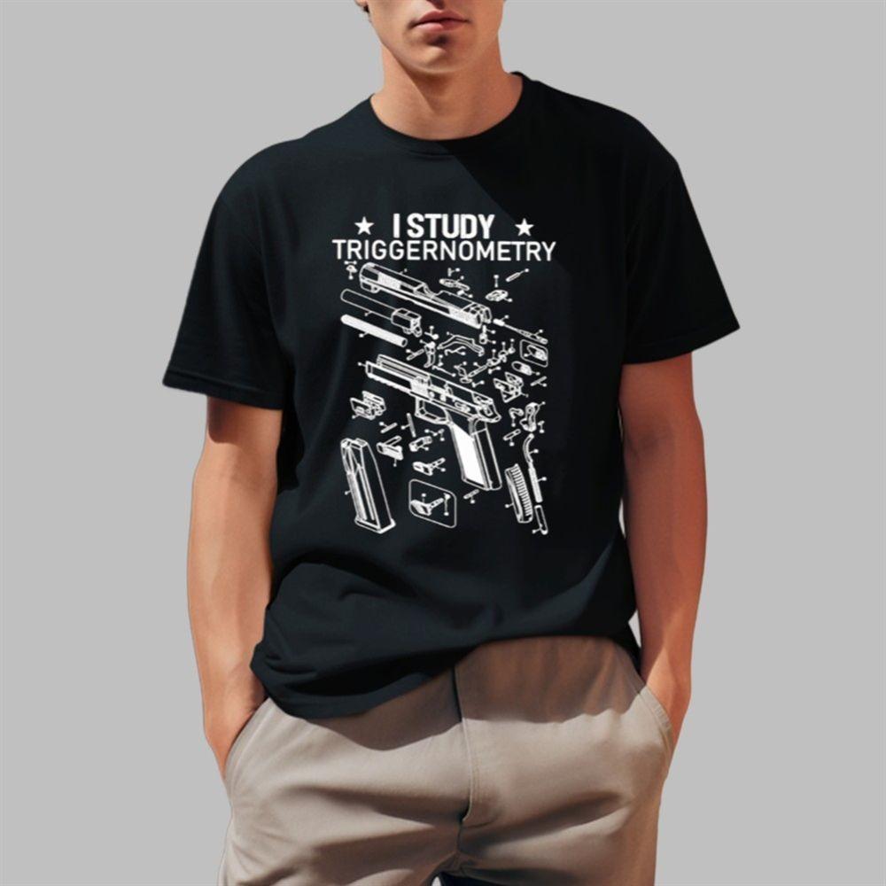 Zeek Arkham I Study Triggernometry Shirt, T-Shirt 2025 Size S-5XL S разноцветный