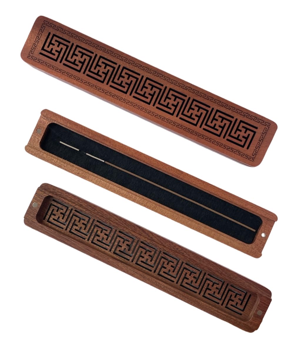 

Incense Burner, Incense Holder, Incense Dishes, Horizontal Stand, Made of Rosewood, for Buddhist Altars, Kesain-do (Incense Holder)