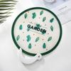 Mini Cartoon Folding Fan: Japanese Round Handheld Portable Fan for Students