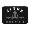 Custom Jesus The Way The Truth The Life Doormat Anti-Slip Entrance Mats Religion Cross Christian Faith Balcony Room Carpet Rug