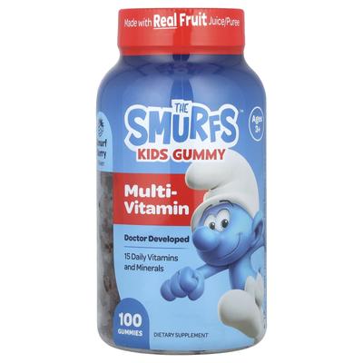 Kids Gummy, Multi-Vitamin, Ages 3+, Smurf Berry, 100 Gummies