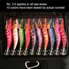 10pcs Luminous Fishing Lures Eyes Floating Hard Shrimp Plastic Baits