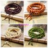 Pulseras 108 Beads 6Mm Natural Sandalwood Buddhist Buddha Wood Prayer Bead Mala Unisex Men Bracelets & Bangles Jewelry Bijoux