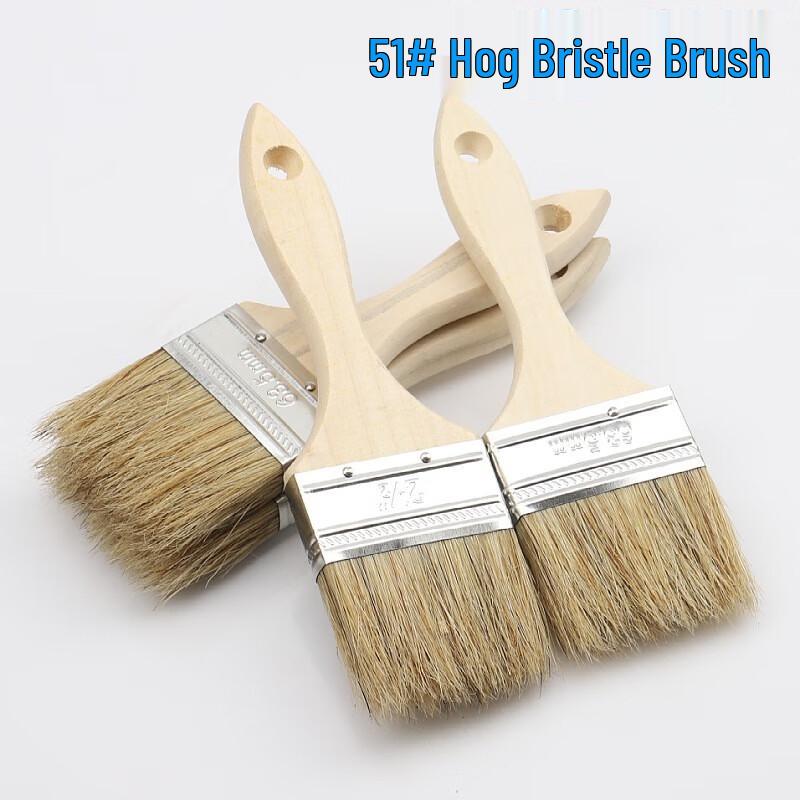 Yunka Wooden Handle Boar Bristle Brush Set