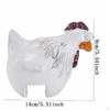Playful Rooster Garden Figurine - Whimsical Outdoor Decor Piece