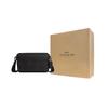 Coach Jack 22 Klassische Monogramm-Prägung Kunstleder Schulter-Crossbody-Tasche Kleine Herren-Taschen Schwarz CDZ95-SVYZK