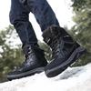 Winter Outdoor Non-slip Wear-resistant Velvet Hiking Shoes Thickened Warm Snow Boots Northeast Large Cotton Shoes