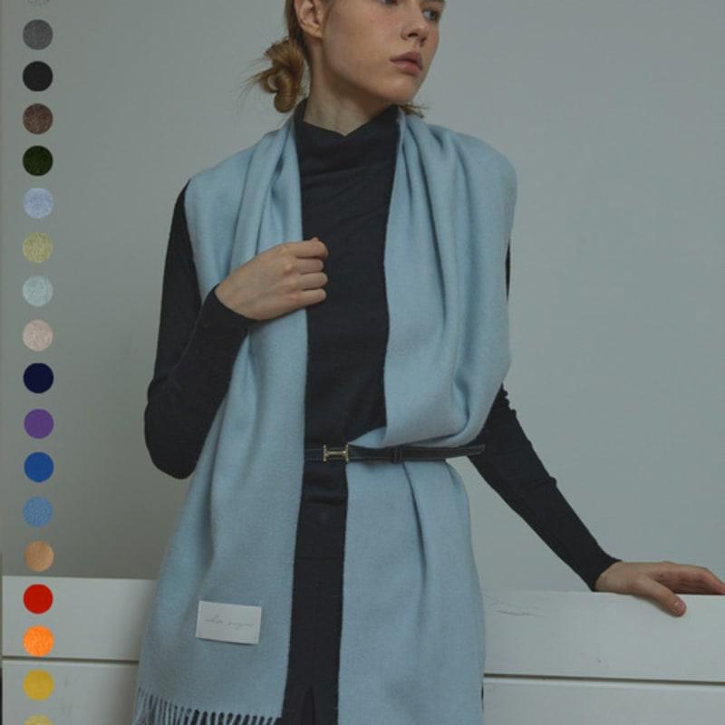 White Project LAMBSWOOL 100 SCHAL [24 FARBEN]