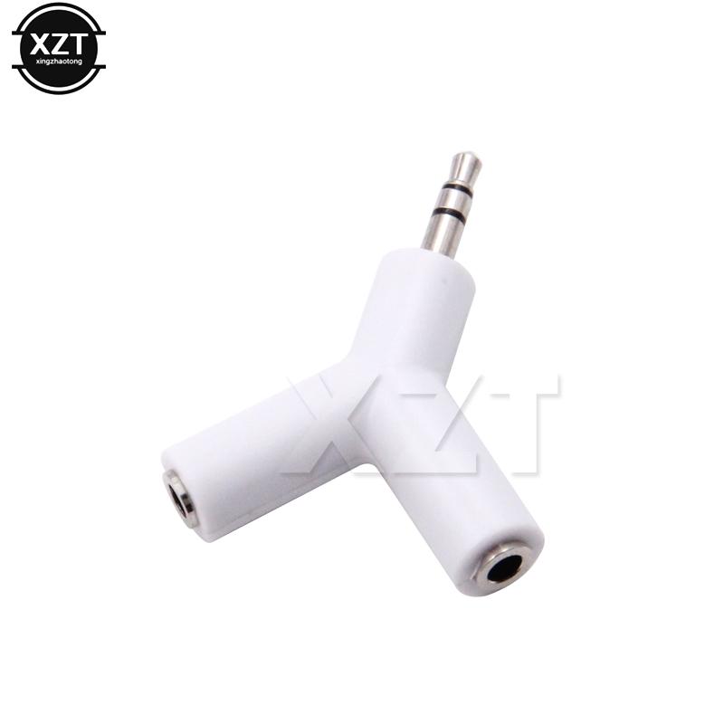 Adaptador de Fone de Ouvido Y 3.5mm Adaptador Duplo Jack Plug Divisor de Fone de Ouvido Estéreo Para PC/MP3 Smartphone Player Compartilhar Música