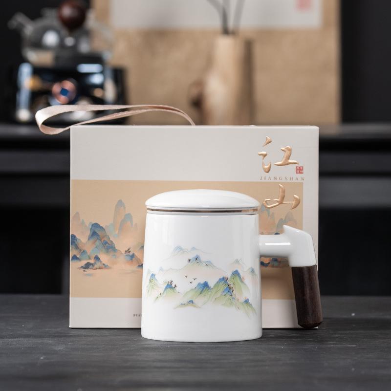 

High-end Guochao business gift set, festive souvenir, meeting staff activities, commemorative souvenir