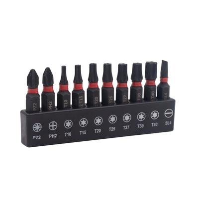 Professionelles Stahl Torx-Bit-Set 10-teilig Hohe Härte Anti-Rutsch-Design Für Präzise Reparaturarbeiten Rostbeständiges Werkzeug