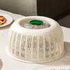 Multi-Purpose Plastic Vegetable Food Cover Heat Resistant Breathable Draining Basket Anti Fly Mosquito Dishes Lid Outdoor Picnic