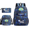 School Season Theumbrellaacademy School Bag 3-Piece Pencil Case + Shoulder Bag + Backpack