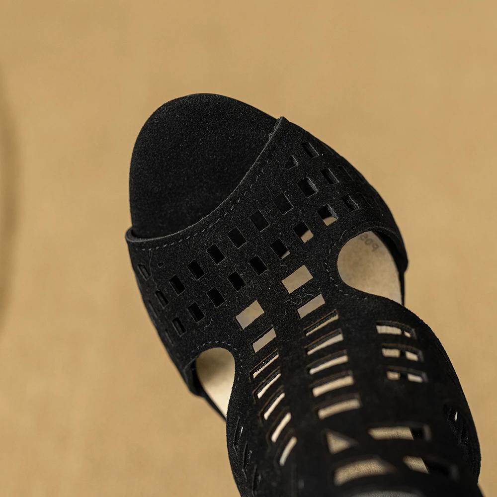 Fashion Women's Sexy Peep Toe Pole Dance High Heels Hollow Sandals Party Wedding Banquet Stiletto Shoes Fashion Buckle Strap Pumps