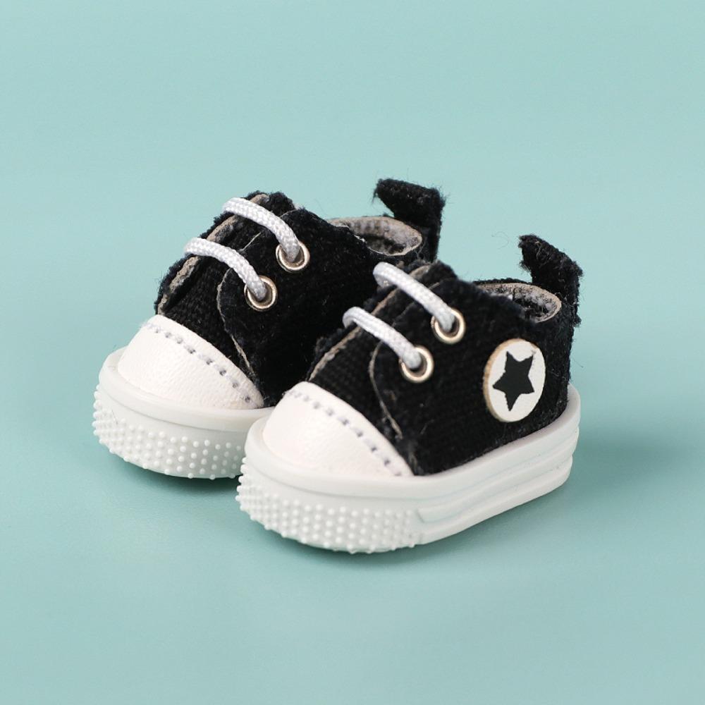 Low Top Doll Canvas Shoes Dress Up Casual Doll Shoes Kids Toy Ob11 Shoes  1/12 Bjd Doll