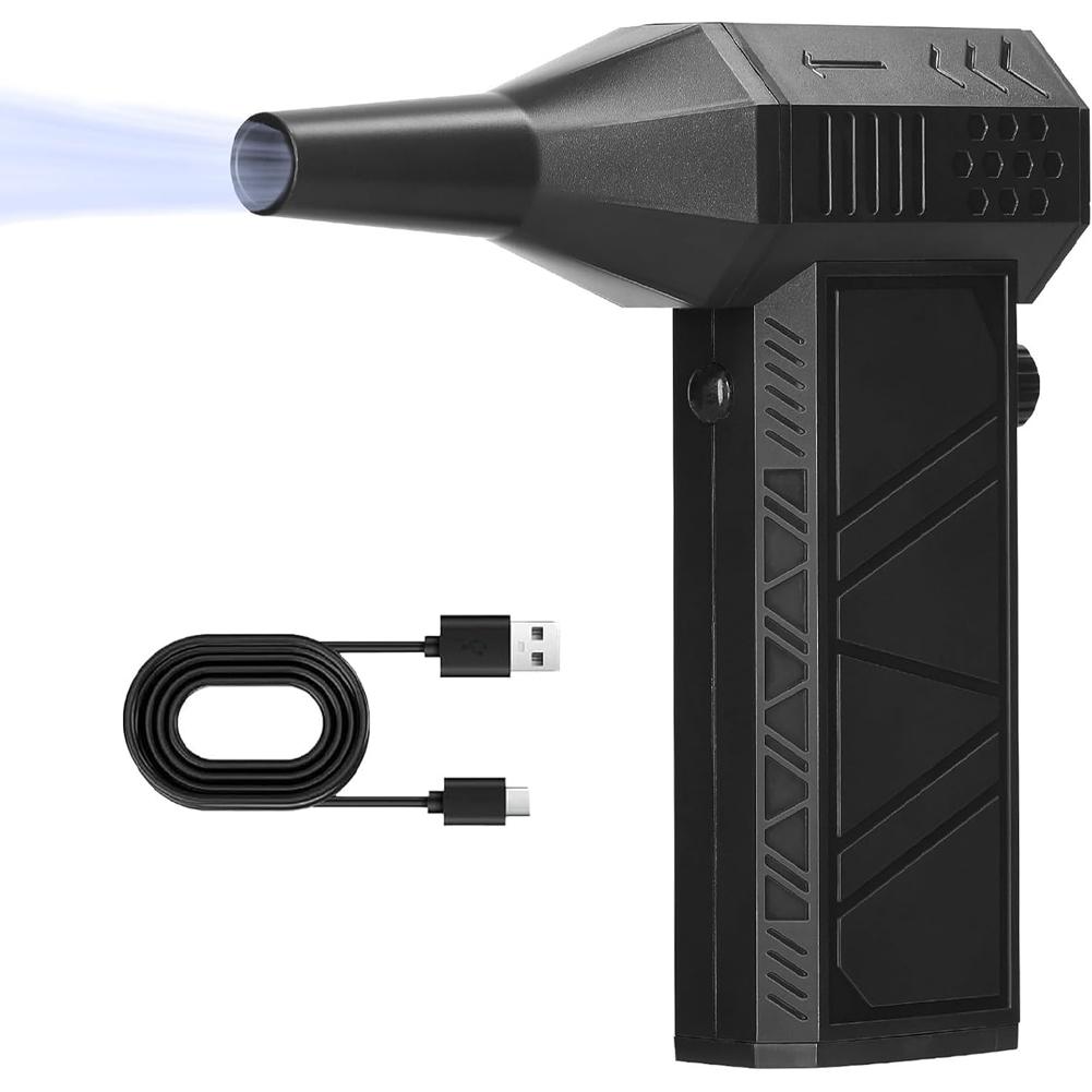 

Compressed Air Duster-130000RPM Super Power Snow Blower, Adjustable Handheld Mini Blower Snow Master for Leaves,Snow,House & Car