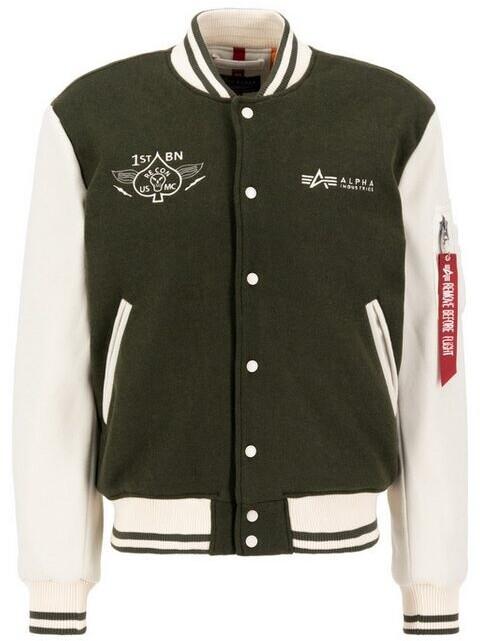 Winter Jacket Alpha Industries Varsity Air Force Jacket (138107) Dark Olive