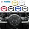 1 stk ABS Bilratt Senteremblem Klistremerke for Mazda 3 CX3 CX4 CX5 CX7 CX8 CX9 CX30 RX7 Atenza Axela Interiørdekorasjon