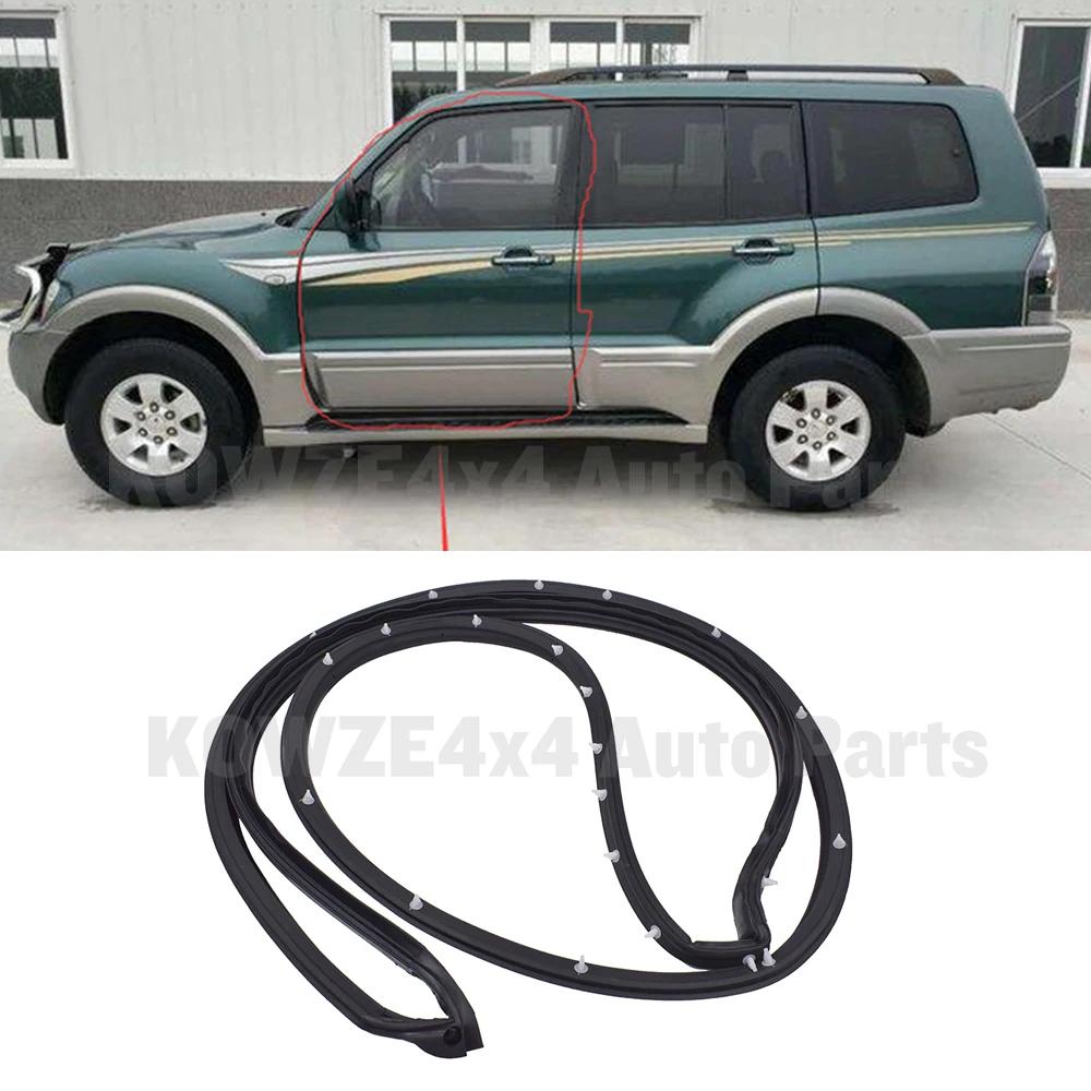 Door Rubber Seal Strip for Mitsubishi Montero Pajero 3 4 MK3 MK4 V73 V75 V77 V78 V93 V97 V98 Car Door Opening OTR Weatherstrip