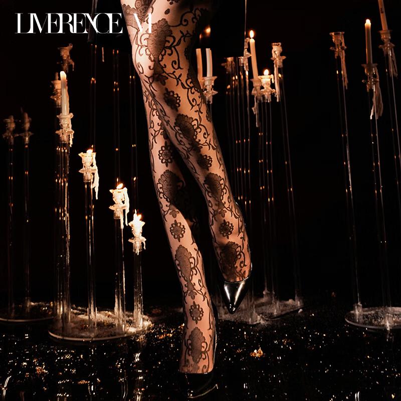 

Laimi Runsi Барочные Ультратонкие Прозрачные Кружевные Жаккардовые Колготки One Size