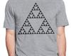 Sierpinski-Dreieck T-Shirt S-XXL Fraktal, Geometrisch, Physik, Mathematik, Higgs, Einstein, Bohr, Cool