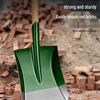 Manganese Steel Gardening Shovel - Heavy-Duty Iron Square/Pointed Head for Planting & Digging
