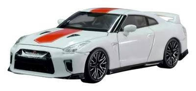 MOTORHELIX Nissan 50. Jubiläum Brillantweiß Perle Fertigprodukt 1/64 GT-R (R35)