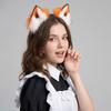 Rechargeable Plush Cat Ears Headband Detachable Electric Cosplay Costume Accessories