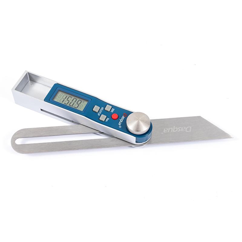 DASQUA High Precision 0-360 Degree Digital Sliding T-Bevel Gauge Woodworking Measurements Ruler T Bevel Angle Finder Protractor - синий