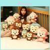 Adorable Monkey Stuff Toy Plush Doll For Girls With Soft And Cuddly Texture