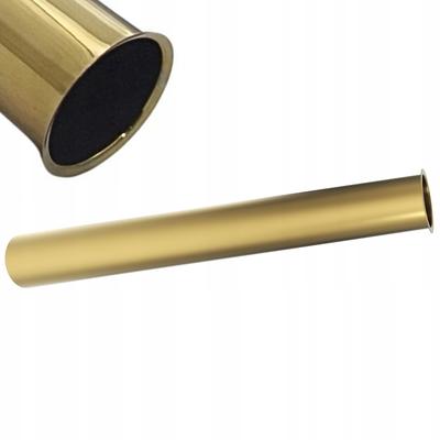 Extension for Washbasin Siphon, Pipe with Flange, Diameter 32x300 Mm, Gold