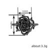 Trend Rose Ring Female, Dark Goth Style Flower Thorn Ring, Sweet And Cool Personality Internet Celebrity Style